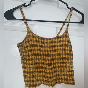 Hollister scrunch tank top